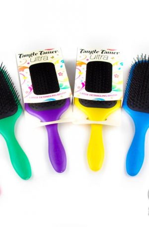 Щетка прямоугольная с нейлоновой щетиной, голубая