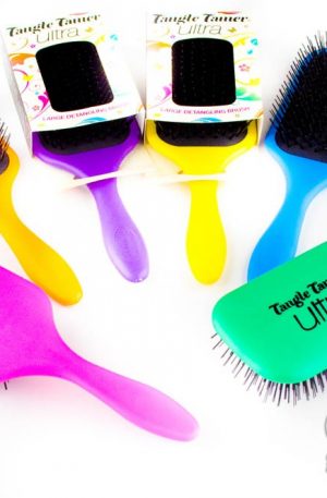 Щетка прямоугольная с нейлоновой щетиной, голубая