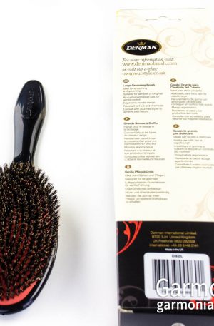 Щетка для ухода за длинными волосами с натуральной щетиной