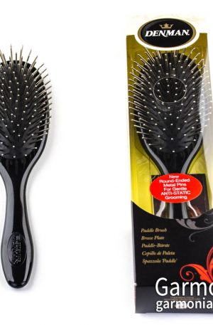 Denman D85MP - Paddle brush with smooth metal pins. Щетка с гладкими металлическими зубцами