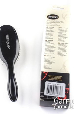 Denman D85MP - Paddle brush with smooth metal pins. Щетка с гладкими металлическими зубцами
