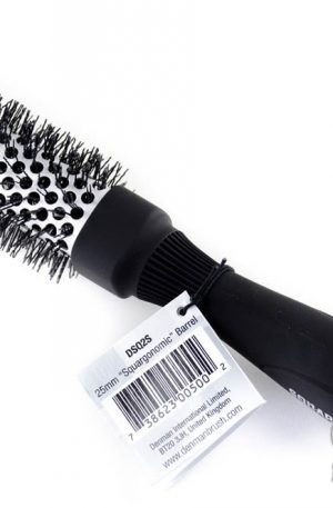 Щетка SILVER 25 мм, продувная, квадратное основание,закрученная щетина