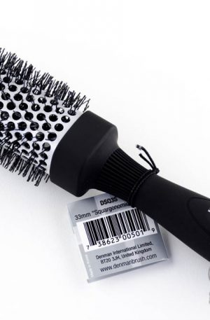 Щетка SILVER 33 мм, продувная, квадратное основание, закрученная щетина