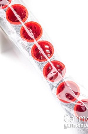 Бигуди маленькие красные 8шт