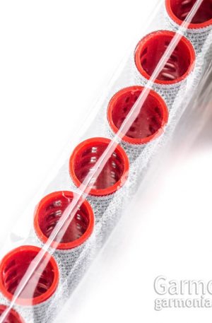 Бигуди маленькие красные 8шт