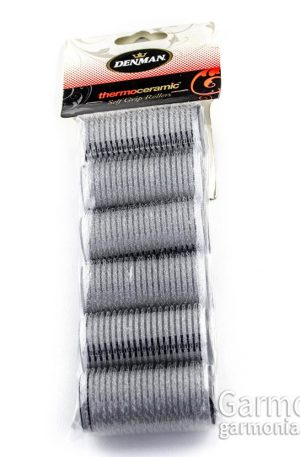 Бигуди средние черные 6 шт