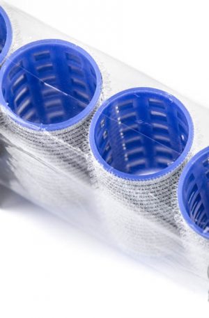 Бигуди большие серебо 5 шт.