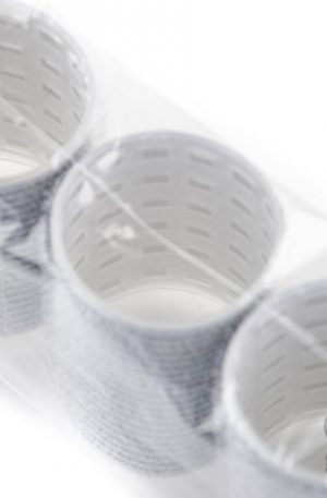 Бигуди гиганты серебро 3 шт.