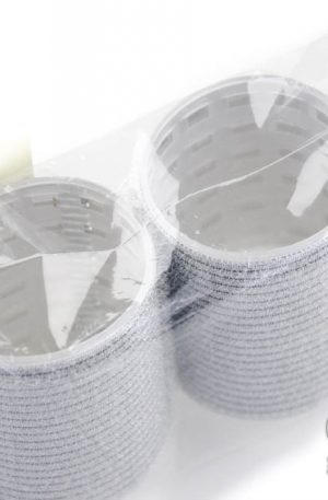 Бигуди гиганты серебро 3 шт.