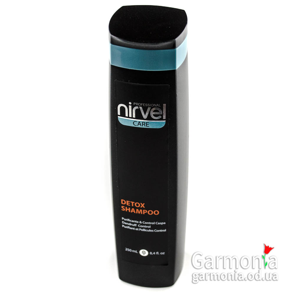 Nirvel Detox shampoo / Шампунь Детокс против себореи (перхоти) и раздраженной кожи головы. Объем: 250 ml
