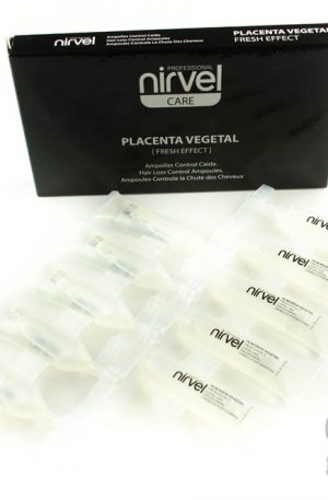Nirvel Reconstituted plant placenta fresh effect / Ампулы против выпадения с плацентой, при жирной коже головы. Объем: 10шт.*10 мл.