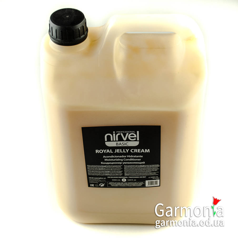 Nirvel royal jelly shampoo / Шампунь увлажняющий с пчелиным маточным молочком для сухих, окрашенных и поврежденных волос. Объем: 1000мл