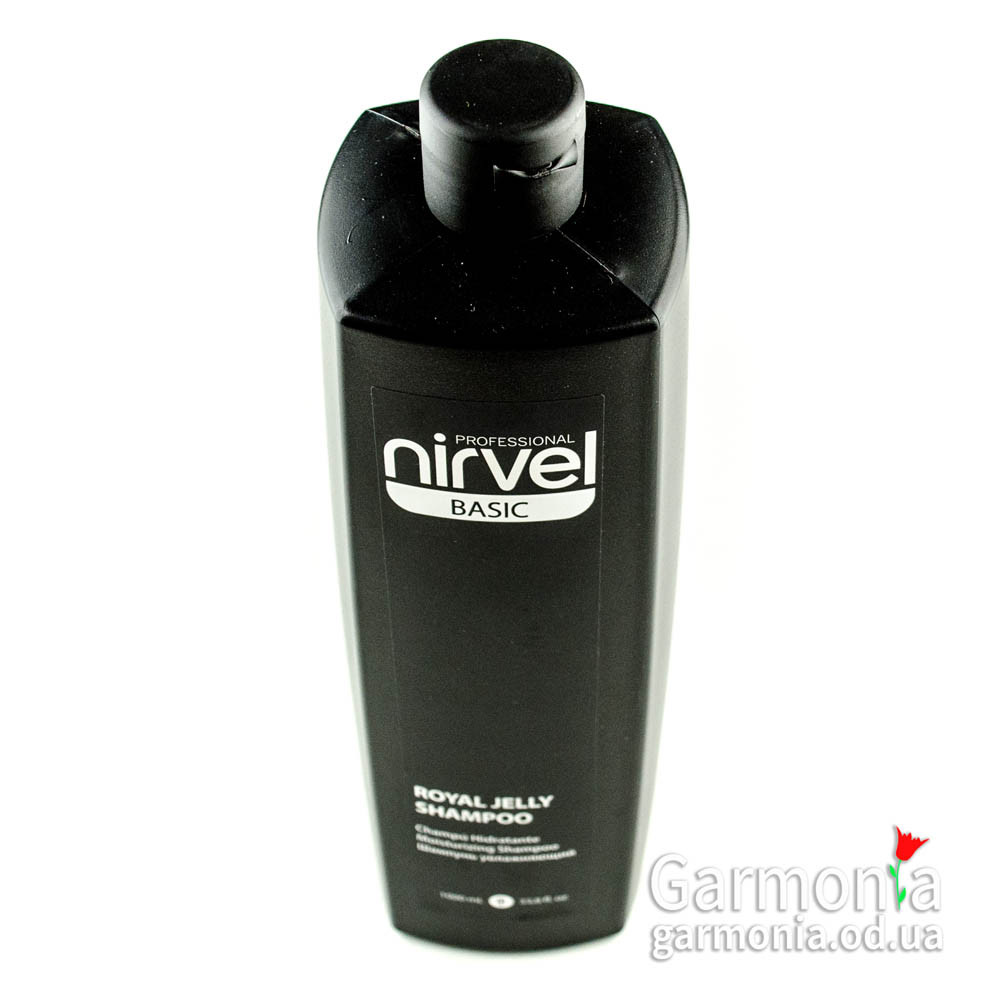 Nirvel royal jelly shampoo / Шампунь увлажняющий с пчелиным маточным молочком для сухих, окрашенных и поврежденных волос. Объем: 1000мл