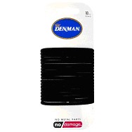 Резинки черные Denman 18 шт