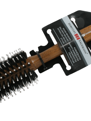 Расческа, натуральная щетина, темное дерево