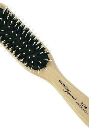 Расческа, натуральная щетина, светлое дерево