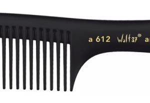 Wolf Гребень с ручкой, черный