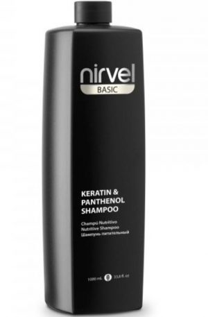 Шампунь Кератин+Пантенол Basic  Nirvel 1000мл