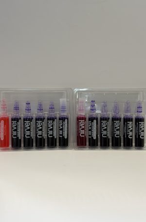 Ампулы с фиолетовым пигментом Nirvel Hair Booster Deco Violet Plex 12x10 мл